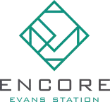 Encore Evans Station Logo